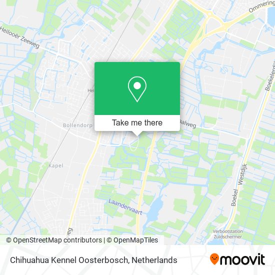 Chihuahua Kennel Oosterbosch map