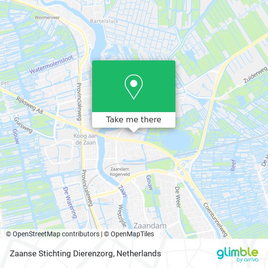 Zaanse Stichting Dierenzorg map