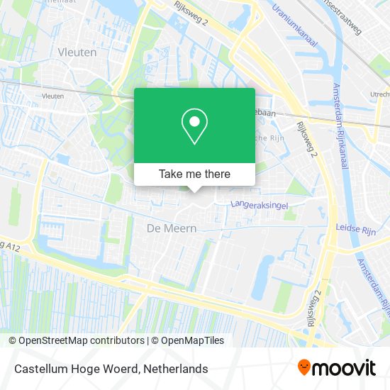 Castellum Hoge Woerd map