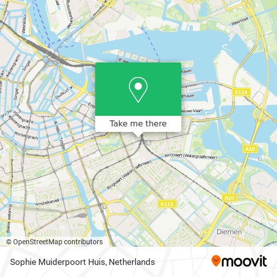 Sophie Muiderpoort Huis map