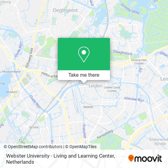 Webster University - Living and Learning Center map