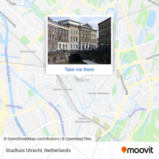 Stadhuis Utrecht map