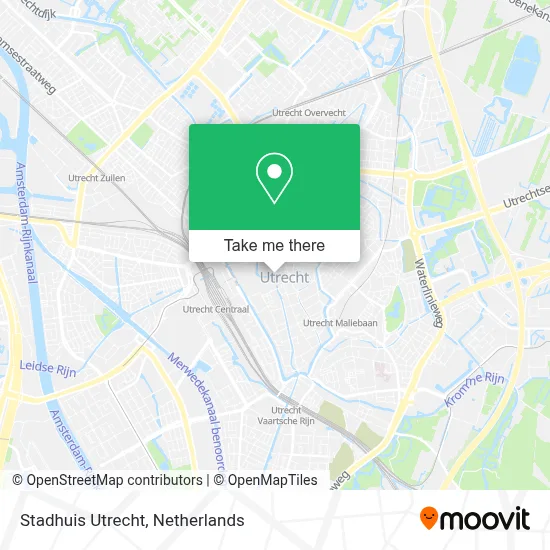 Stadhuis Utrecht map