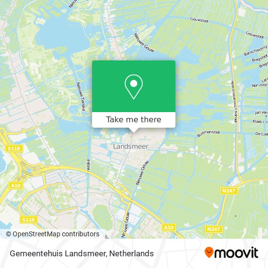 Gemeentehuis Landsmeer map