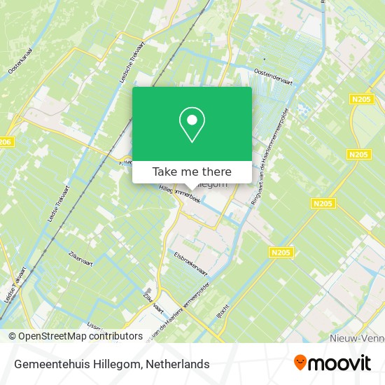 Gemeentehuis Hillegom map