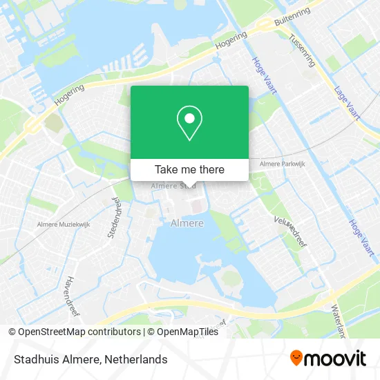 Stadhuis Almere Karte