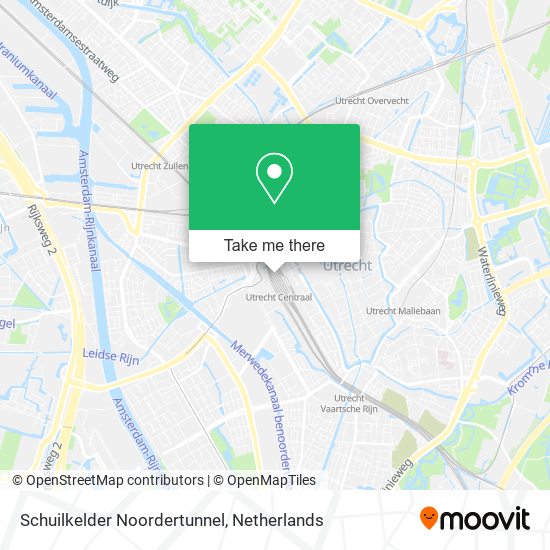 Schuilkelder Noordertunnel map