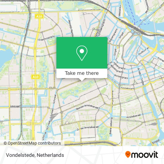 Vondelstede map