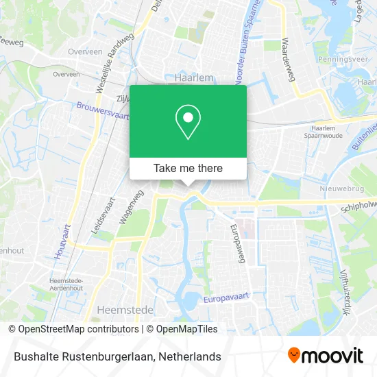 Bushalte Rustenburgerlaan map