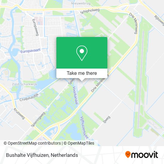 Bushalte Vijfhuizen map