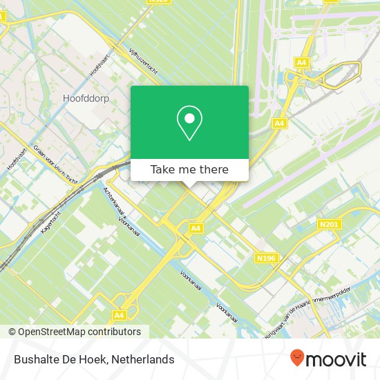 Bushalte De Hoek map