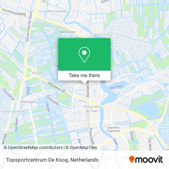 Topsportcentrum  De Koog map