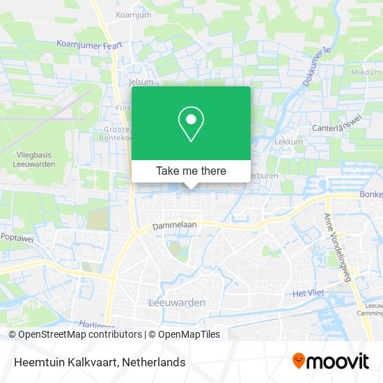 Heemtuin Kalkvaart map