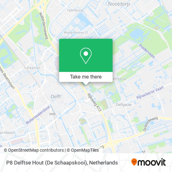 P8 Delftse Hout (De Schaapskooi) map