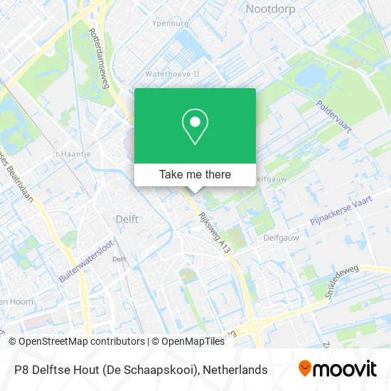 P8 Delftse Hout (De Schaapskooi) map