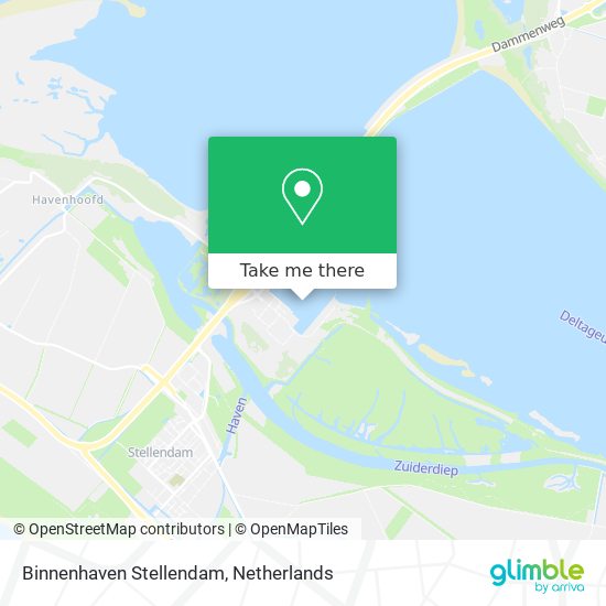 Binnenhaven Stellendam map