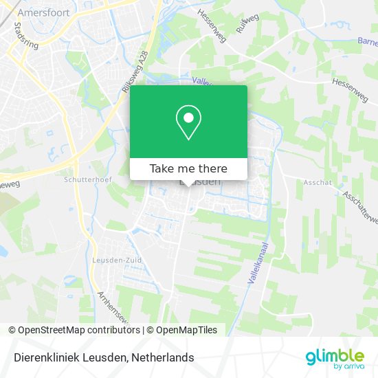 Dierenkliniek Leusden map