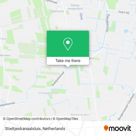 Stieltjeskanaalsluis map