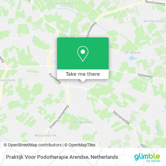 Praktijk Voor Podotherapie Arendse map