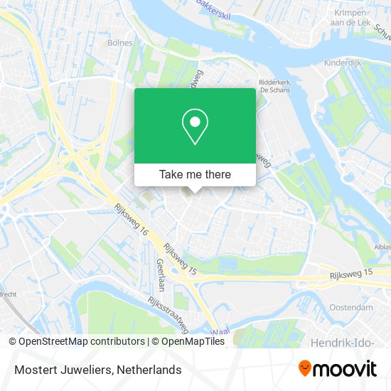 Mostert Juweliers map