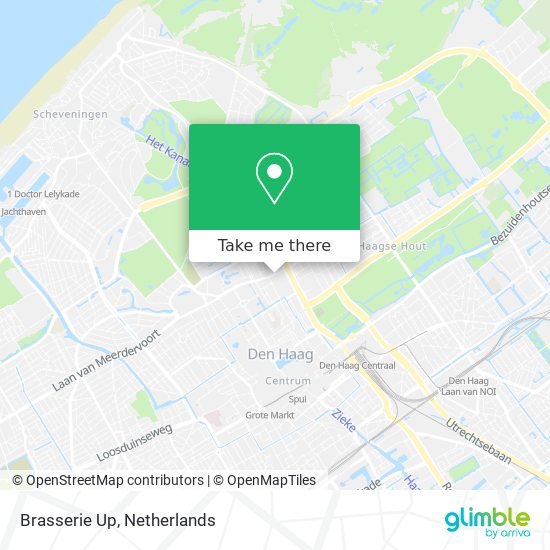 Brasserie Up map