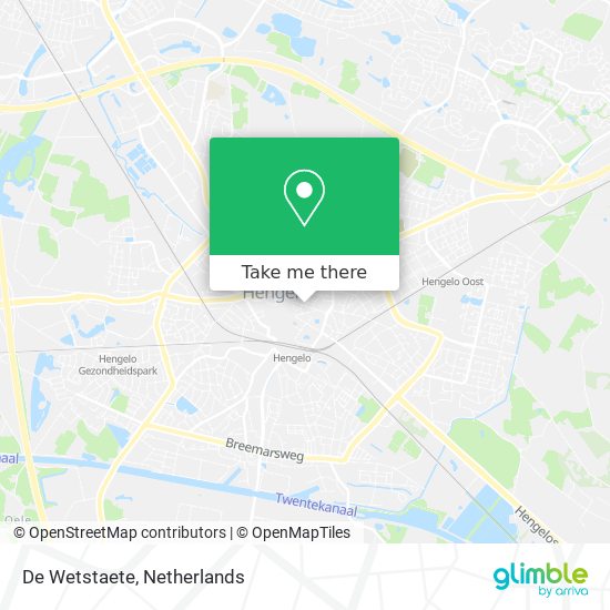 De Wetstaete map