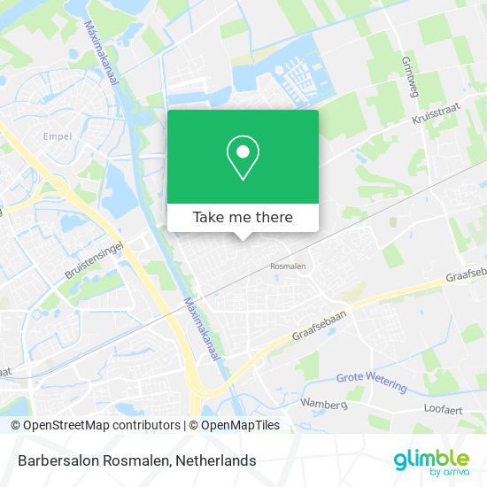 Barbersalon Rosmalen map