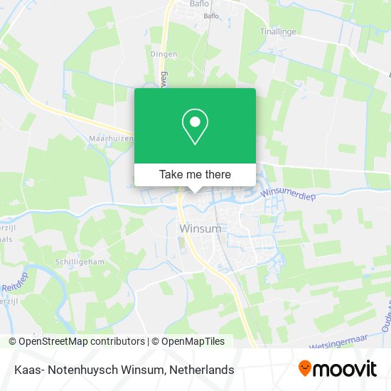Kaas- Notenhuysch Winsum map