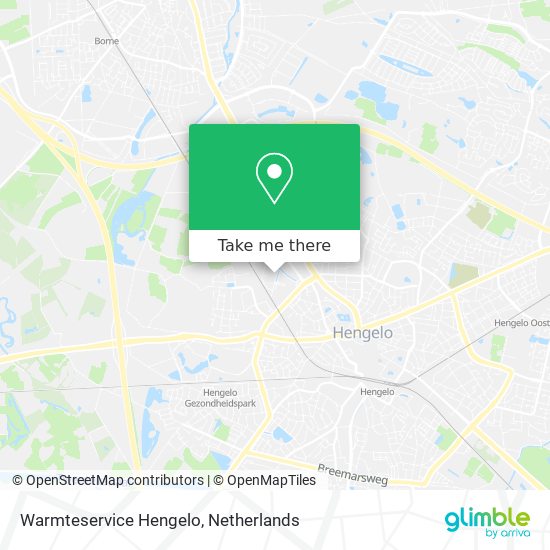 Warmteservice Hengelo Karte