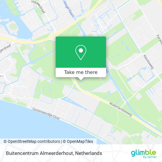 Buitencentrum Almeerderhout map