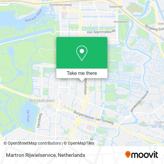 Martron Rijwielservice map