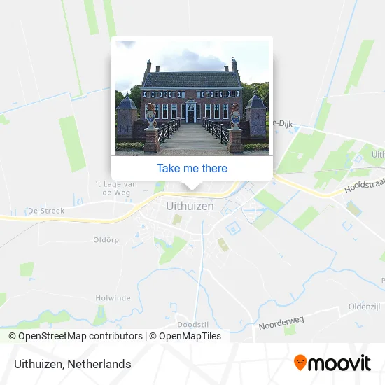 Uithuizen map