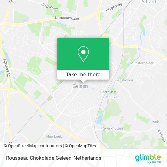 Rousseau Chokolade Geleen Karte