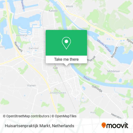 Huisartsenpraktijk Markt Karte