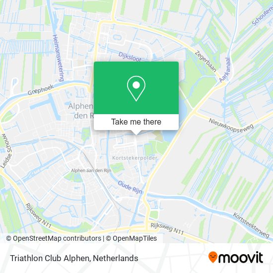 Triathlon Club Alphen map