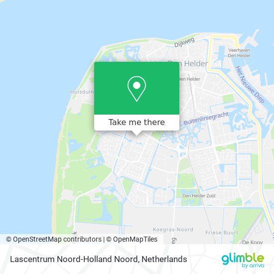 Lascentrum Noord-Holland Noord Karte