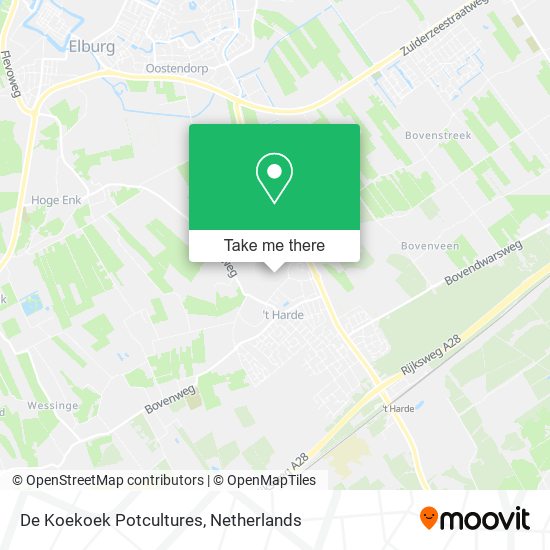 De Koekoek Potcultures map