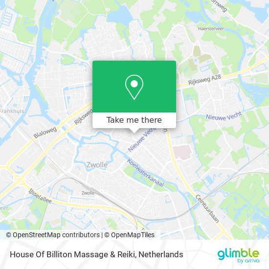 House Of Billiton Massage & Reiki map