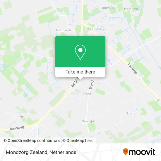 Mondzorg Zeeland map