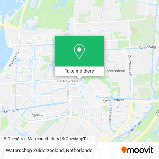 Waterschap Zuiderzeeland map