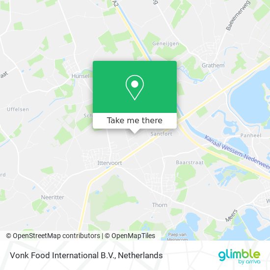 Vonk Food International B.V. map