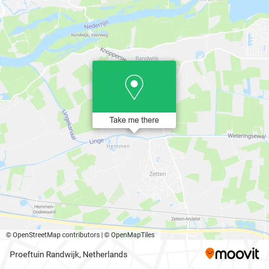 Proeftuin Randwijk map