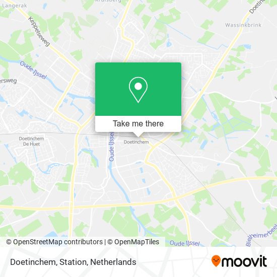 Doetinchem, Station map