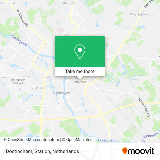 Doetinchem, Station map