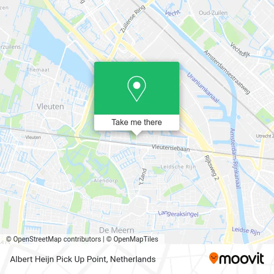 Albert Heijn Pick Up Point map