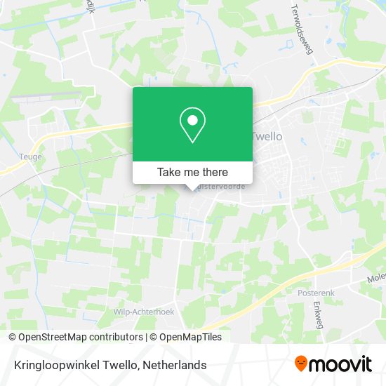 Kringloopwinkel Twello map