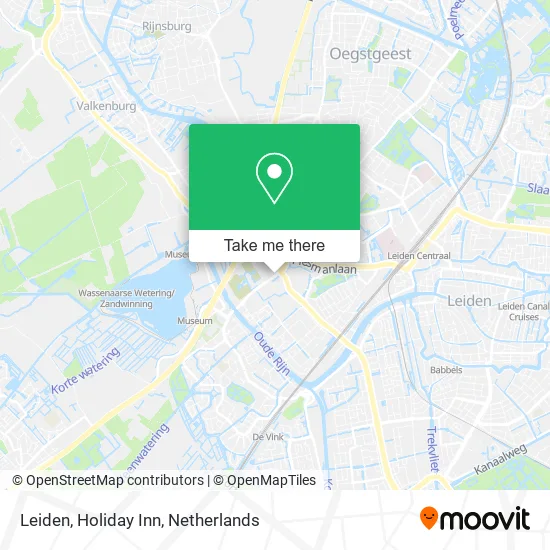 Leiden, Holiday Inn map