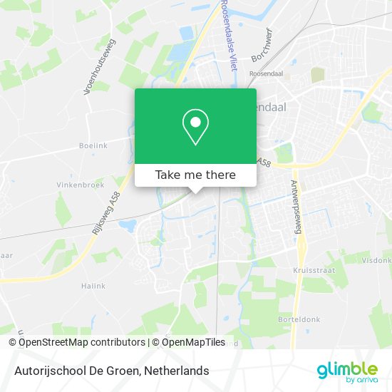 Autorijschool De Groen map