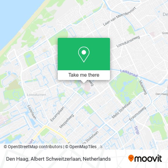 Den Haag, Albert Schweitzerlaan map