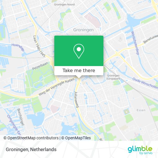 Groningen Karte